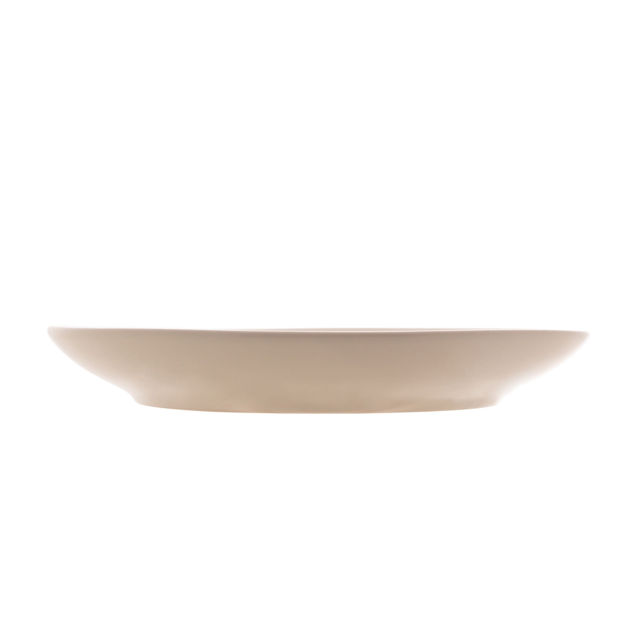 Prato em Cerâmica Coração Branco 20,5cm - Ela Decora
