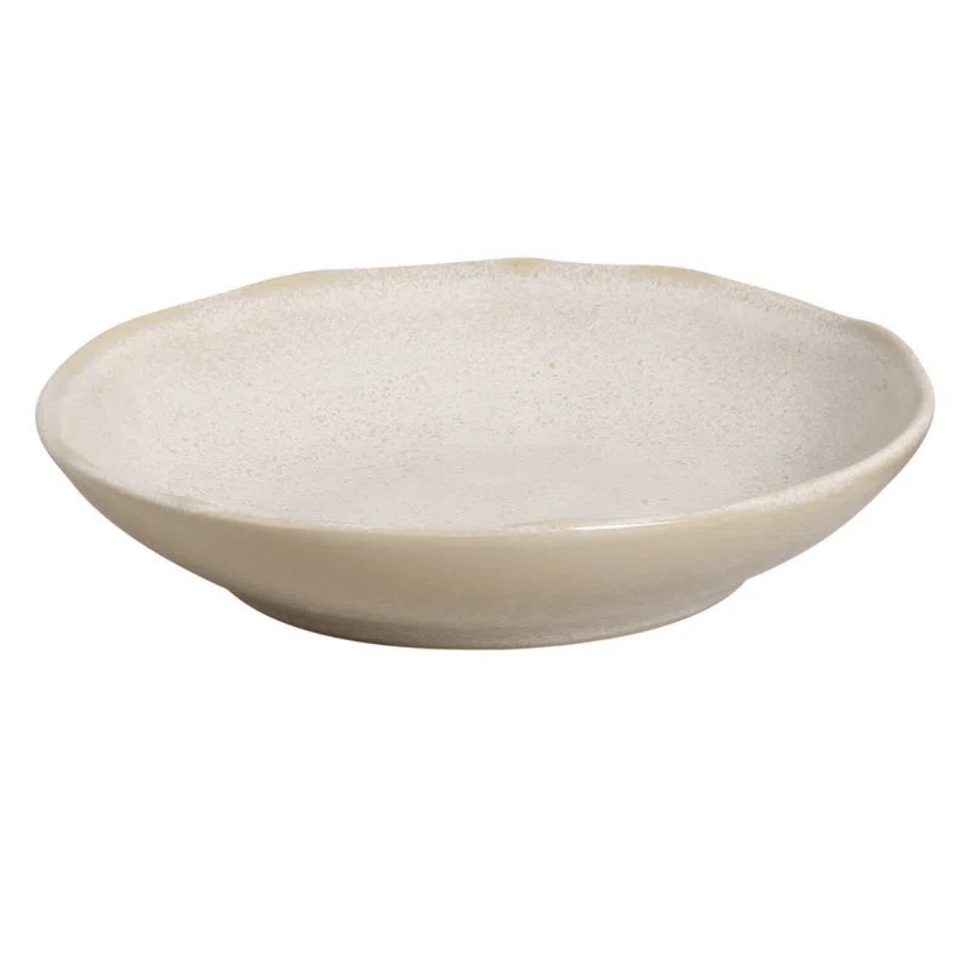 Prato Fundo Bio Latte Off White 25cm - Ela Decora