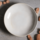 Prato Fundo Bio Latte Off White 25cm - Ela Decora