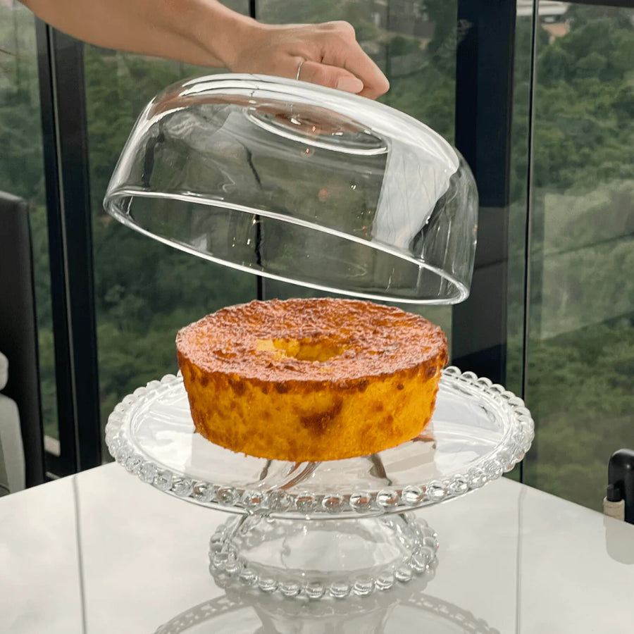 Kit para Mesa Posta Premium de Cristal Linha Pearl 6 Peças