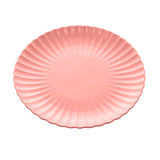 Prato Porcelana Nordica Rosa Matt - 26 cm - Ela Decora