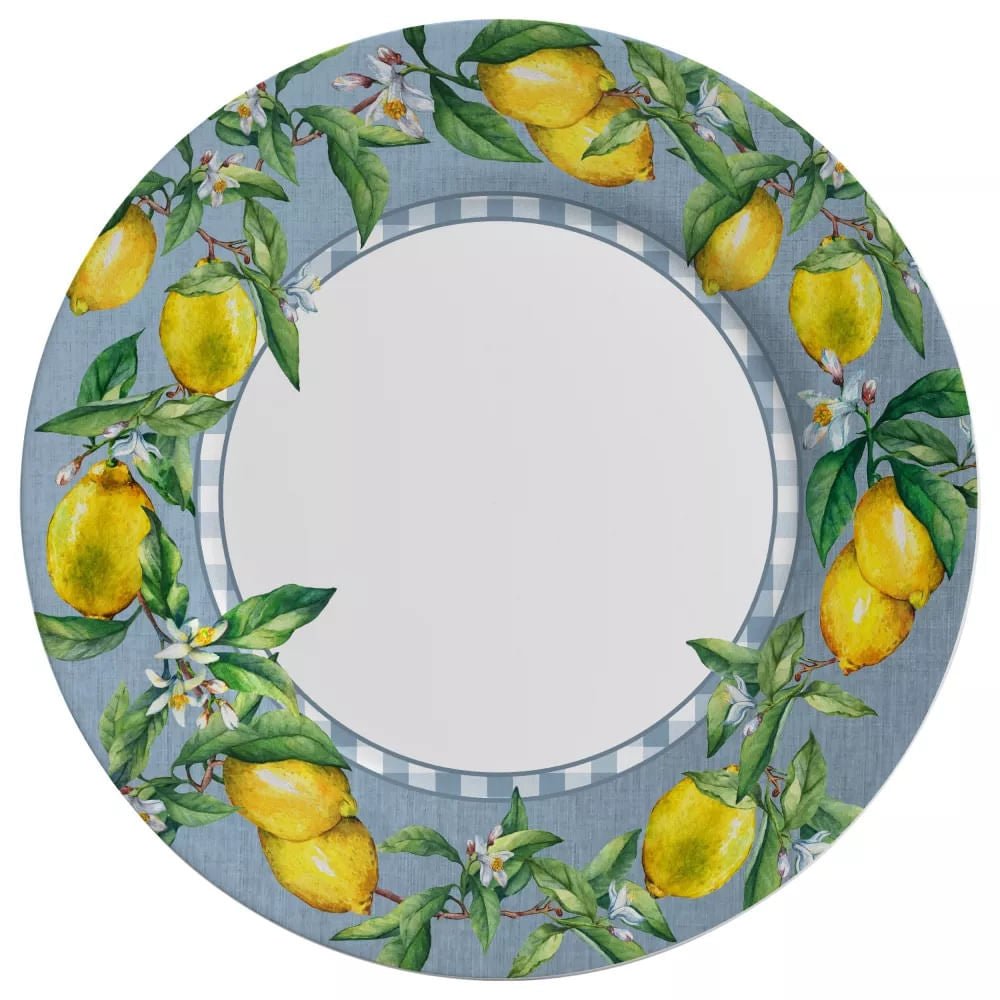 Prato Raso Amalfitana 28,5cm - Ela Decora