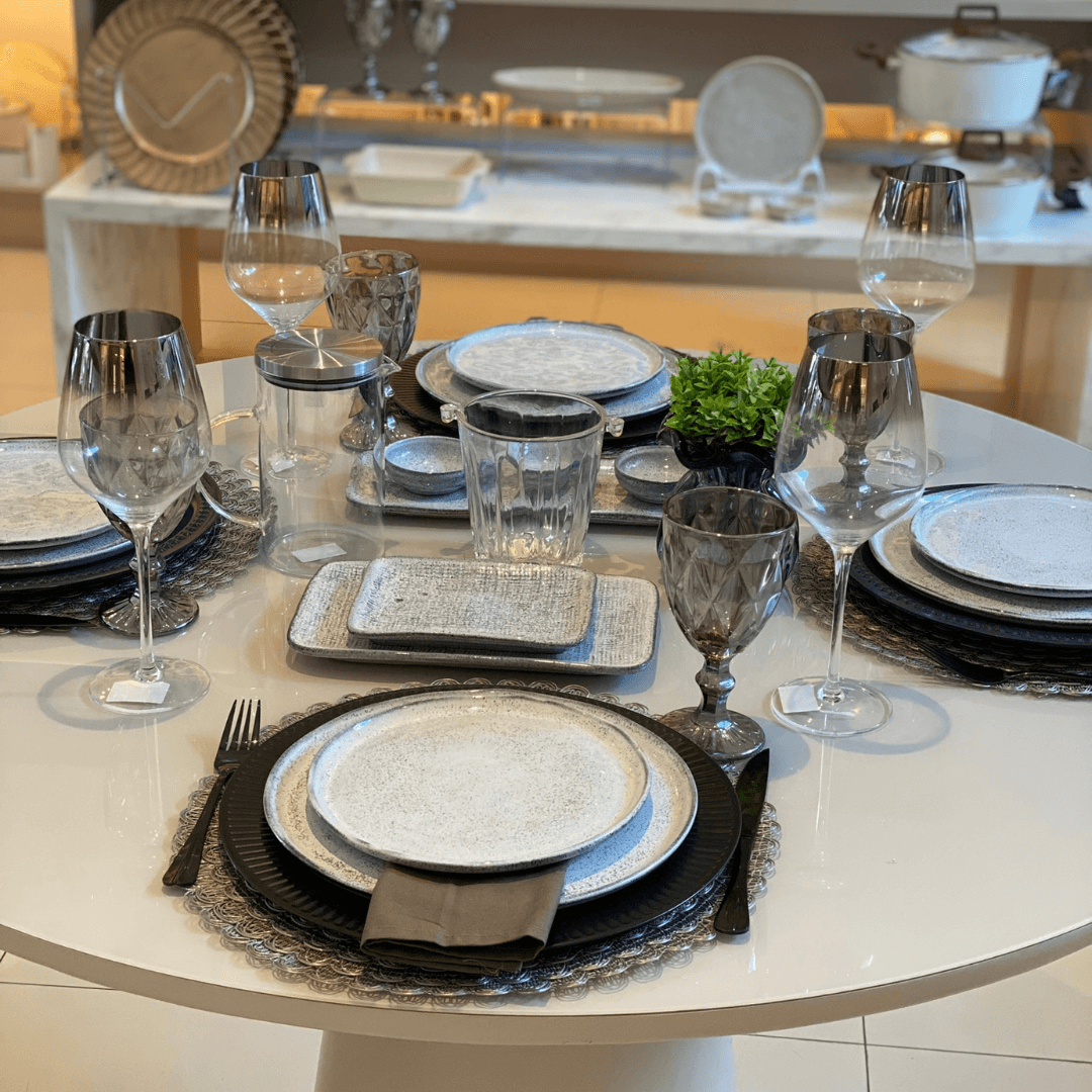 Prato Raso Bio Echo Branco 27,5cm - Ela Decora