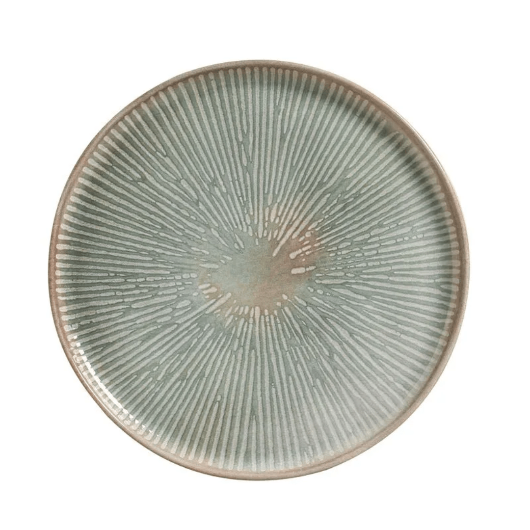 Prato Raso Bio Stoneware Evergreen 27,5cm - Ela Decora
