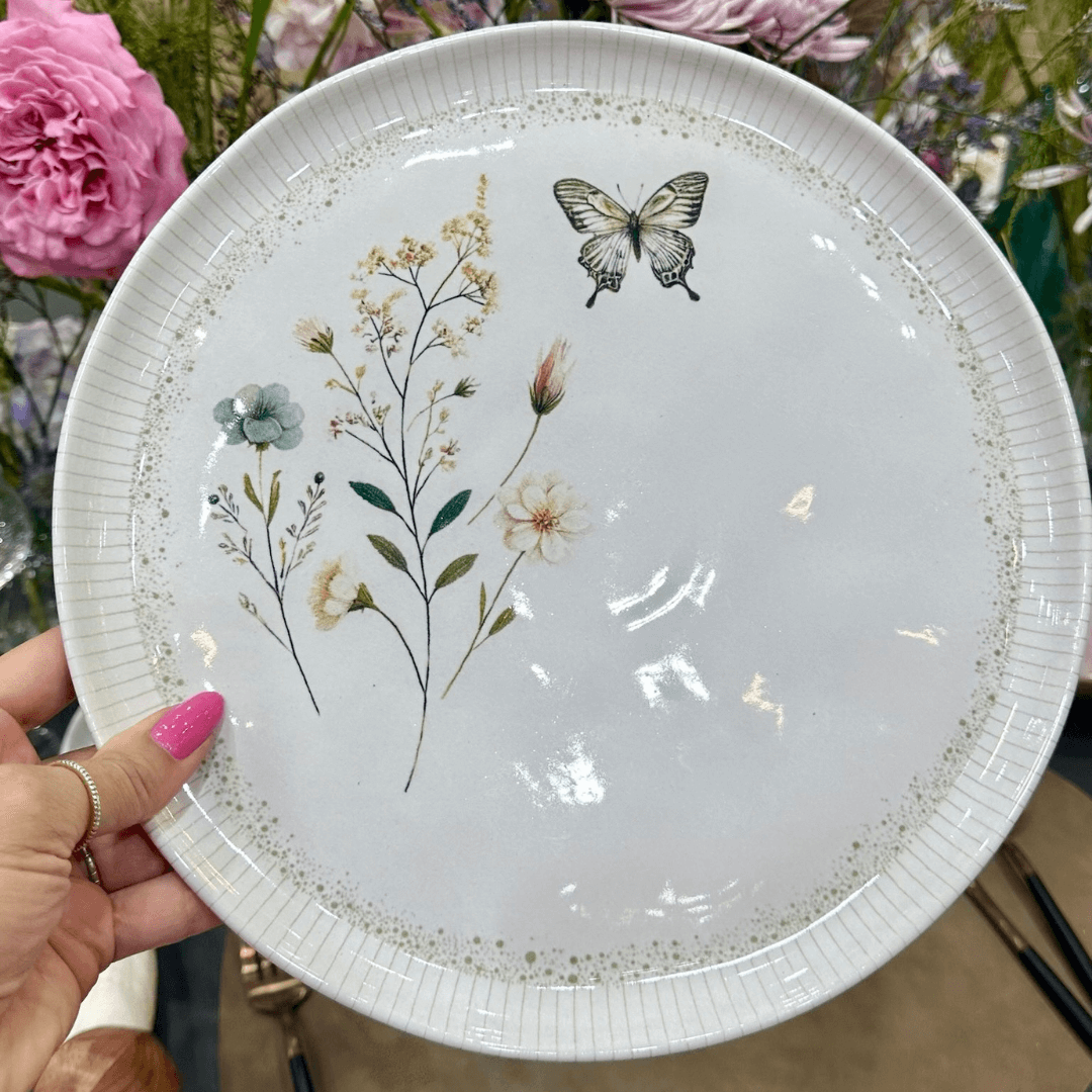 Prato Raso Bio Stoneware Refúgio 27,5cm - Ela Decora
