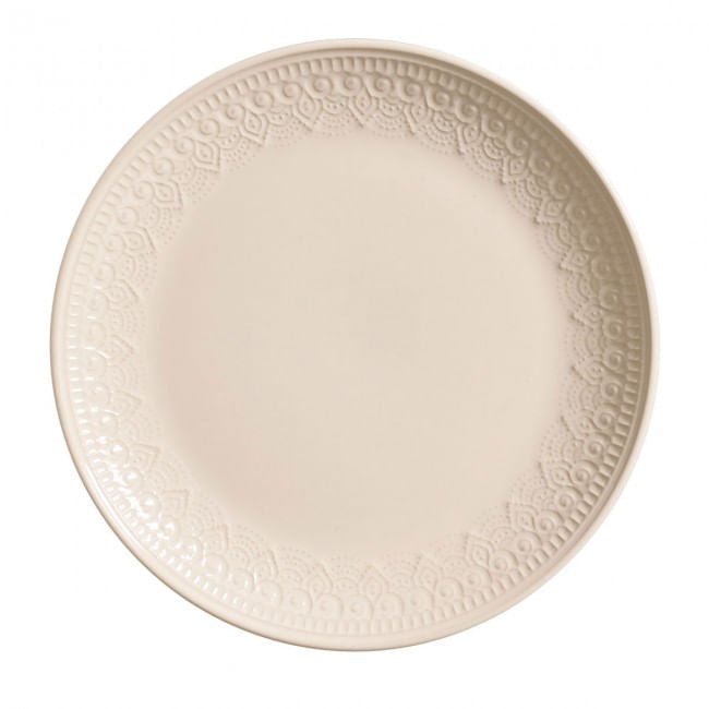 Prato Raso Cerâmica Agra Cru - 27,5 cm - Ela Decora