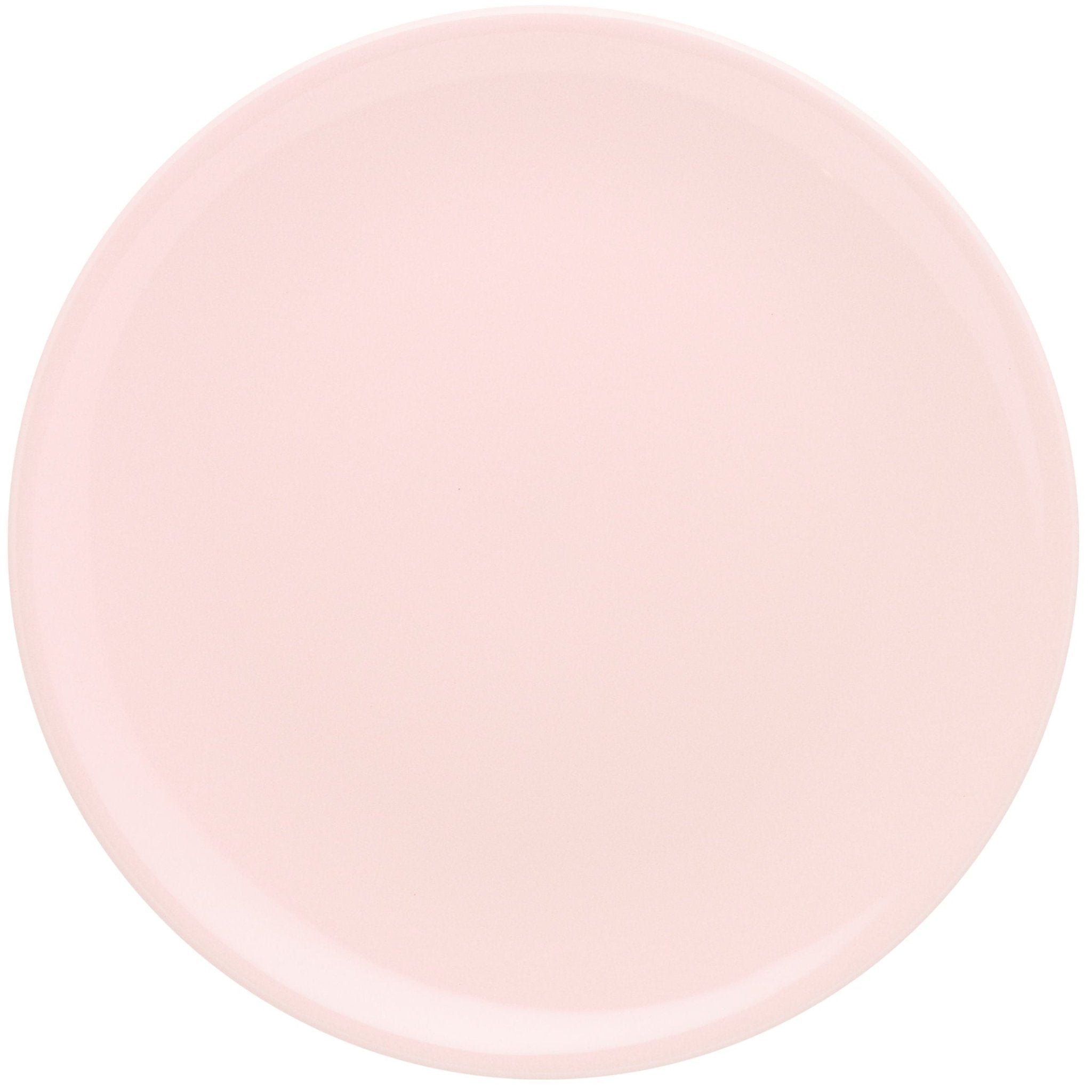 Prato Raso de Porcelana Unni Milenial Rosa - 26cm - Ela Decora