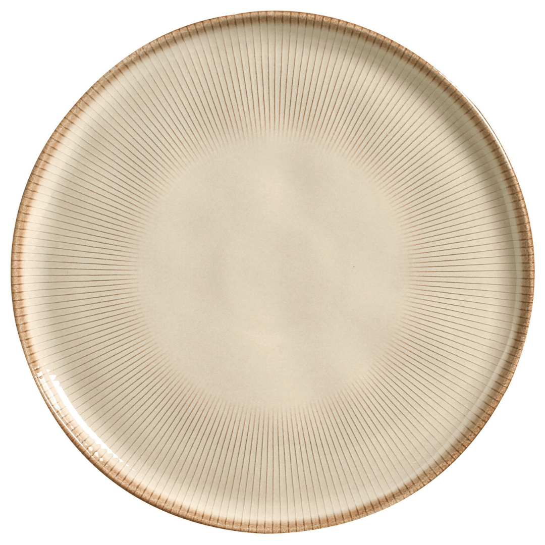 Prato Raso em Cerâmica Bio Raio 27,5cm - Ela Decora