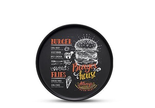 Prato Raso Hamburguer 27cm - Ela Decora