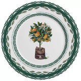 Prato Raso Les Fruits Orange 28,5cm - Ela Decora