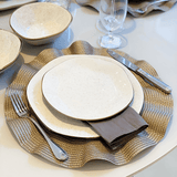 Prato Raso Maresia de Porcelana 27,5cm - Ela Decora