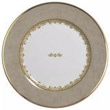 Prato Raso Monte Carlo Fendi com Fio de Ouro 28,5cm - Ela Decora