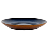 Prato Raso Noir em Cerâmica Azul 27cm - Ela Decora