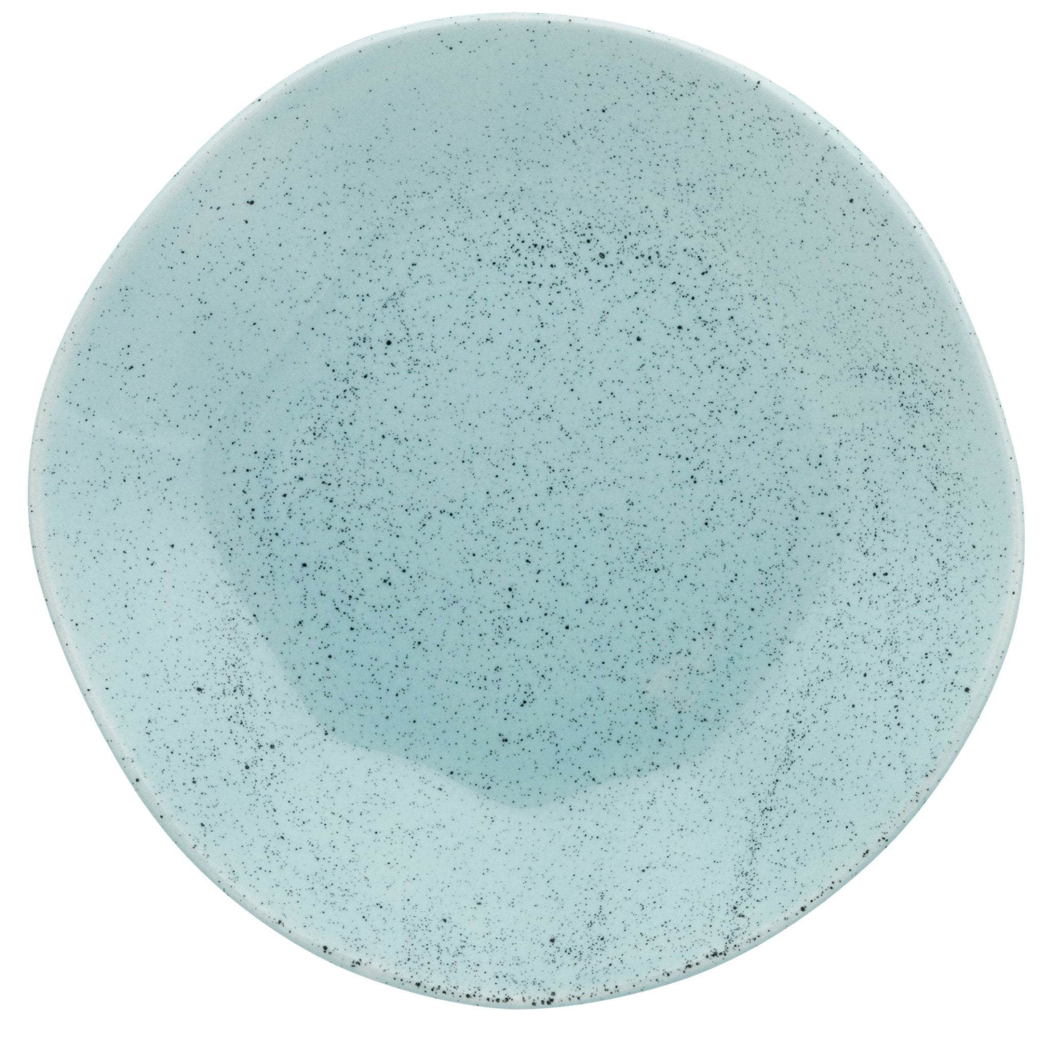 Prato Raso Porcelana Azul Ryo Blue Bay - 27,5cm - Ela Decora