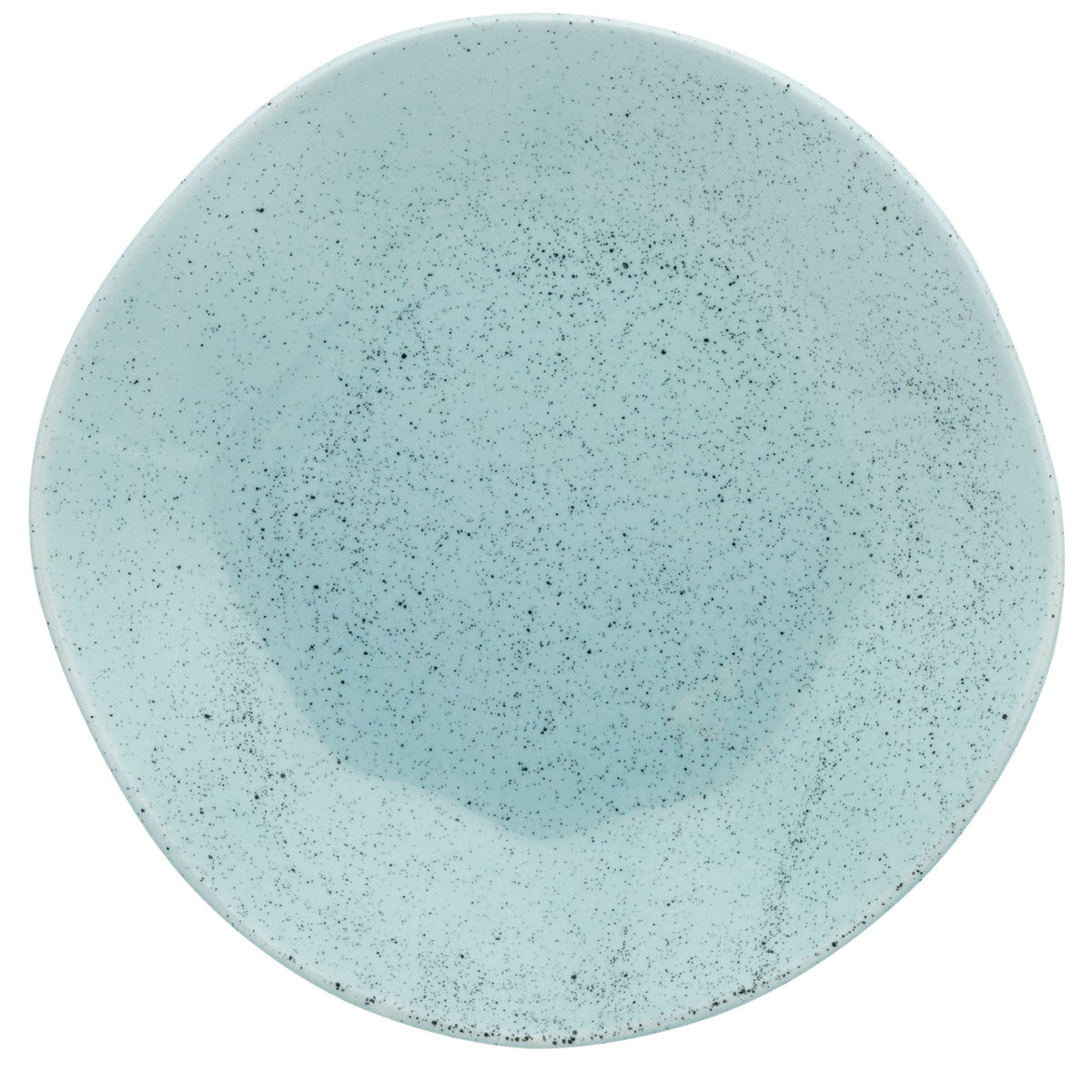 Prato Raso Porcelana Azul Ryo Blue Bay - 27,5cm - Ela Decora