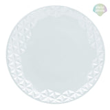 Prato Raso Porcelana Mia Pérola Branco - 28,5 Cm - Ela Decora