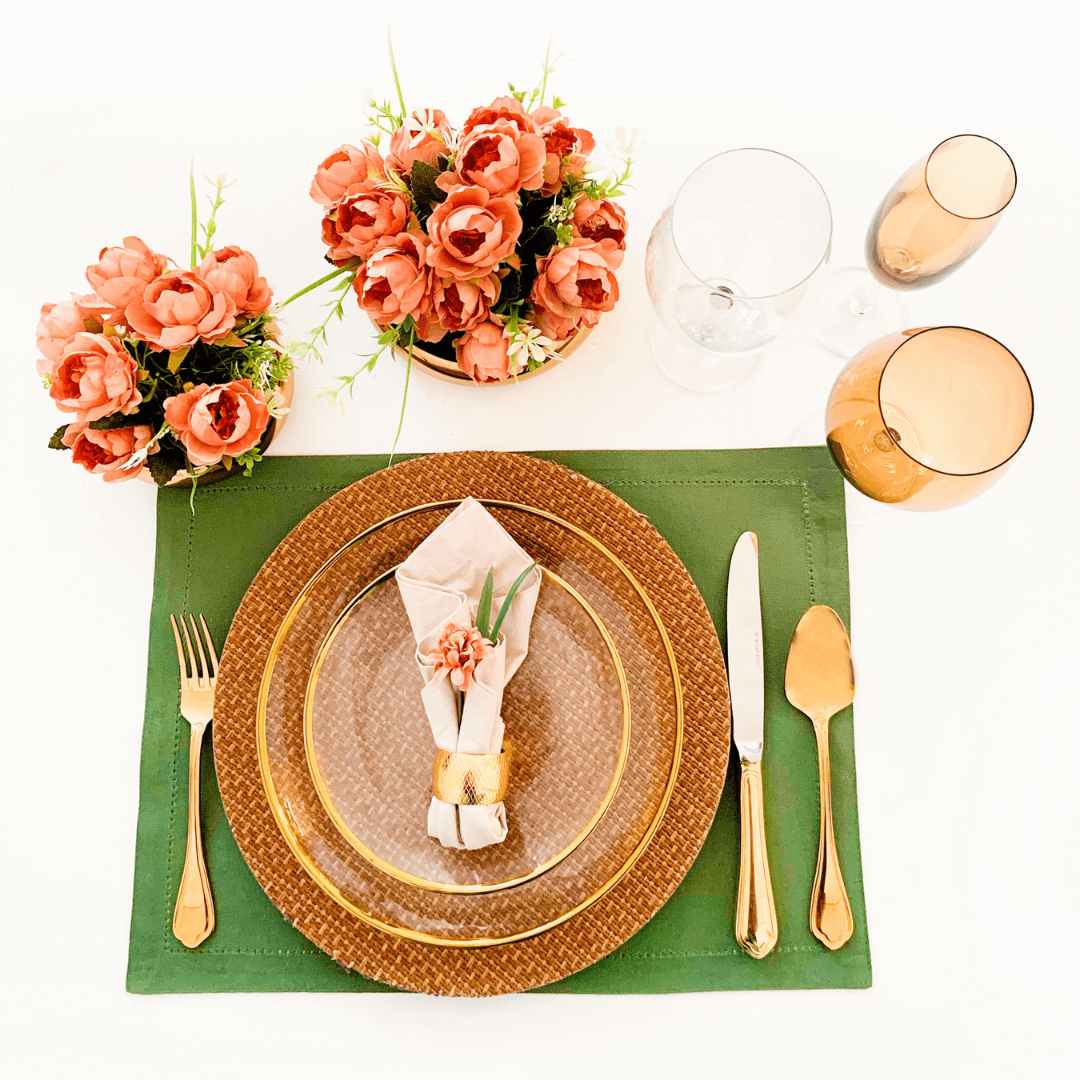 Prato Sobremesa Cristal De Chumbo com Borda Fio de Ouro Wolf - 21 cm - Ela Decora