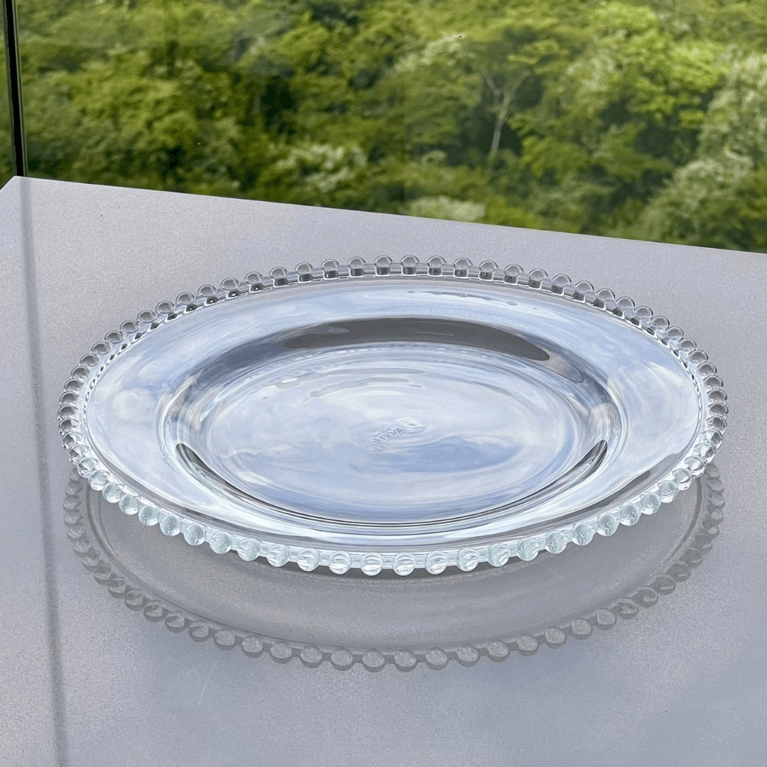 Prato Cristal De Chumbo Pearl 28cm