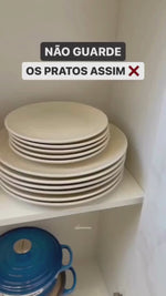 Stories de Organizador de Pratos 12 Posições 21,5cm Cromado