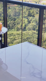 Stories de Prato para Bolo Boleira Cristal de Chumbo com Pé e Tampa Pearl 31cm