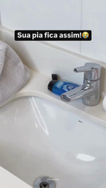 Stories de Porta Sabonete Liquido Dorica Preto 300ml