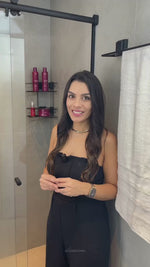 Stories de Cantoneira Porta Shampoo Dupla Fixação Ventosa Preto
