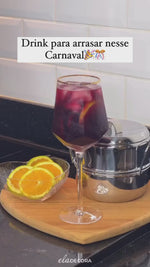 Stories de Jogo 2 Taças para Vinho em Cristal de Chumbo com Borda Dourada 600ml