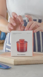 Stories de Pote para Manteiga Manteigueira Azul Caribe Le Creuset