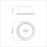 Queijeira em Aço Inox com Tampa 25cm Tramontina - Ela Decora