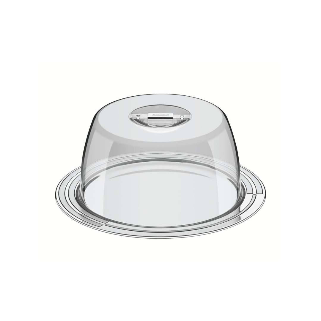 Queijeira em Aço Inox com Tampa 25cm Tramontina - Ela Decora