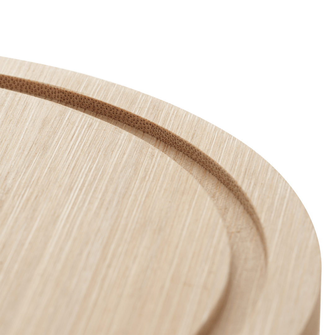 Queijeira em Bambu com Tampa de Plástico 23,5cm - Ela Decora
