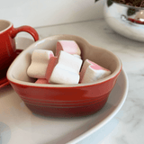 Ramekin Bowl em Formato de Coração Vermelho Le Creuset - Ela Decora