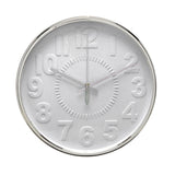 Relógio de Parede Branco 30cm x 4cm - Ela Decora