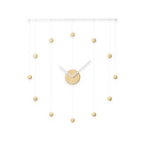 Relógio de Parede Hangtime Madeira Branco 64 cm - Ela Decora
