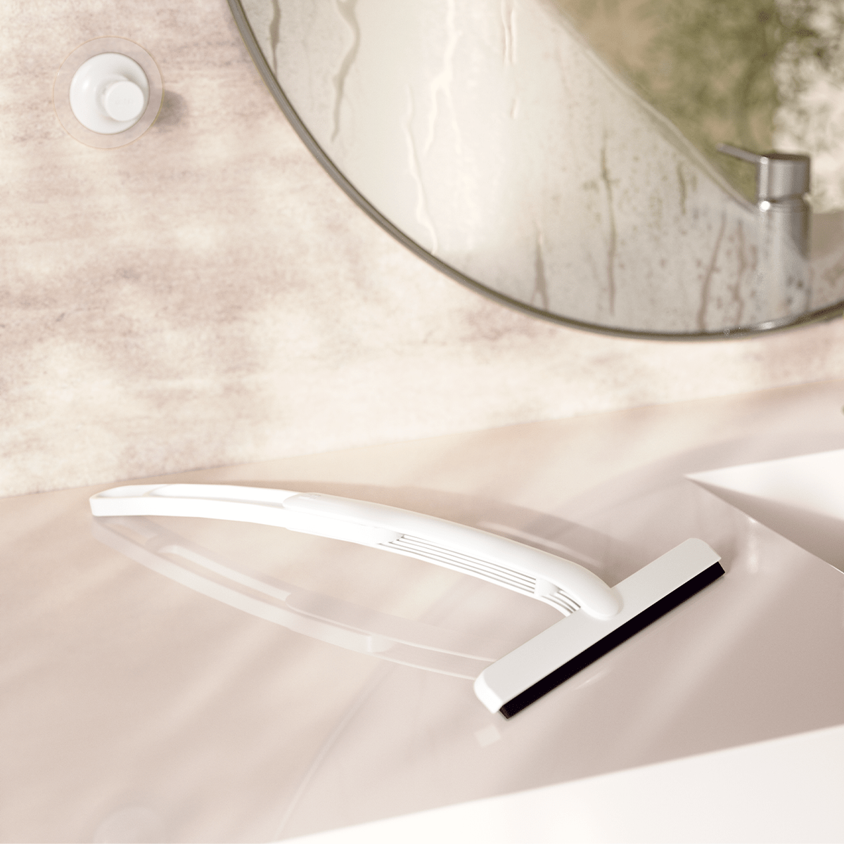 Rodo De Pia Extensível Flex Branco - Ela Decora
