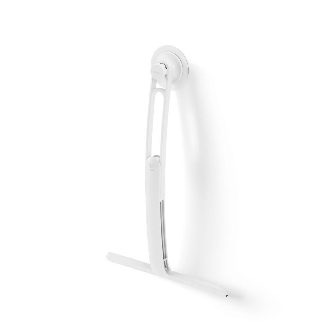 Rodo Extensível Fixação por Adesivo Branco 40cm Linha Flex - Ela Decora