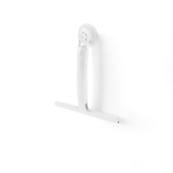Rodo Extensível Fixação por Adesivo Branco 40cm Linha Flex - Ela Decora