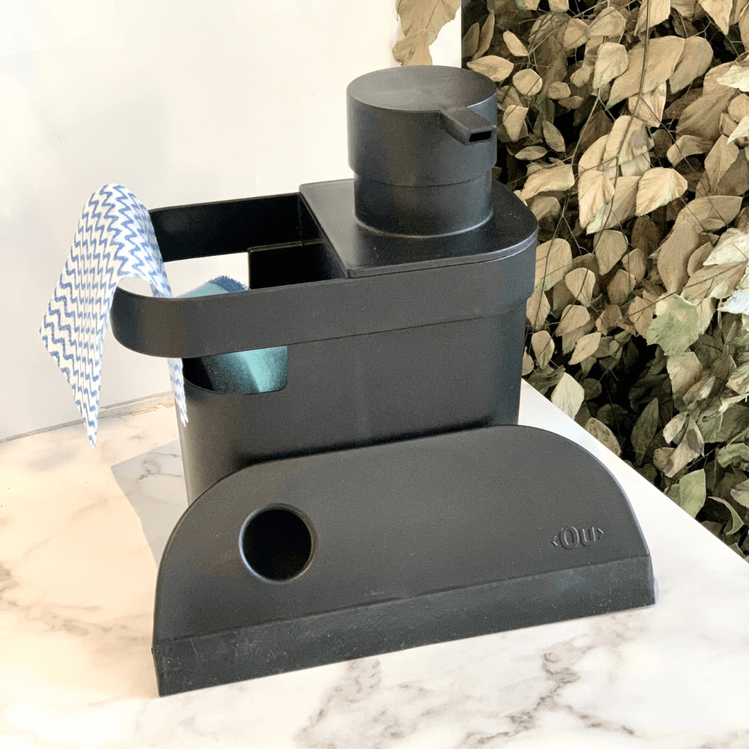 Rodo Para Pia Compacto Trium Preto Fechado - Ela Decora