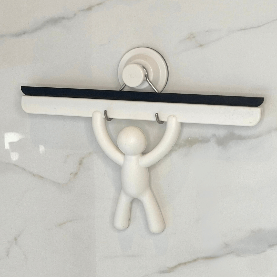 Rodo de Pia com Suporte Buddy Ventosa Branco