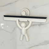 Rodo de Pia com Suporte Buddy Ventosa Branco