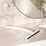 Rodo Extensível Fixação por Adesivo Branco 40cm Linha Flex