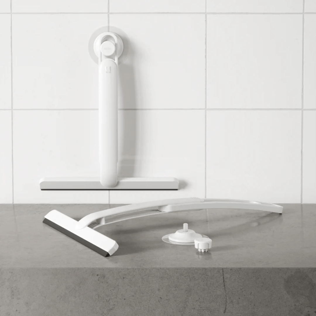 Rodo Extensível Fixação por Adesivo Branco 40cm Linha Flex