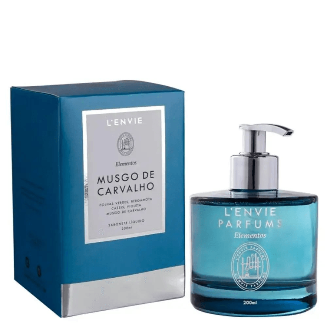 Sabonete Líquido Musgo de Carvalho Elementos 200ml L'envie - Ela Decora