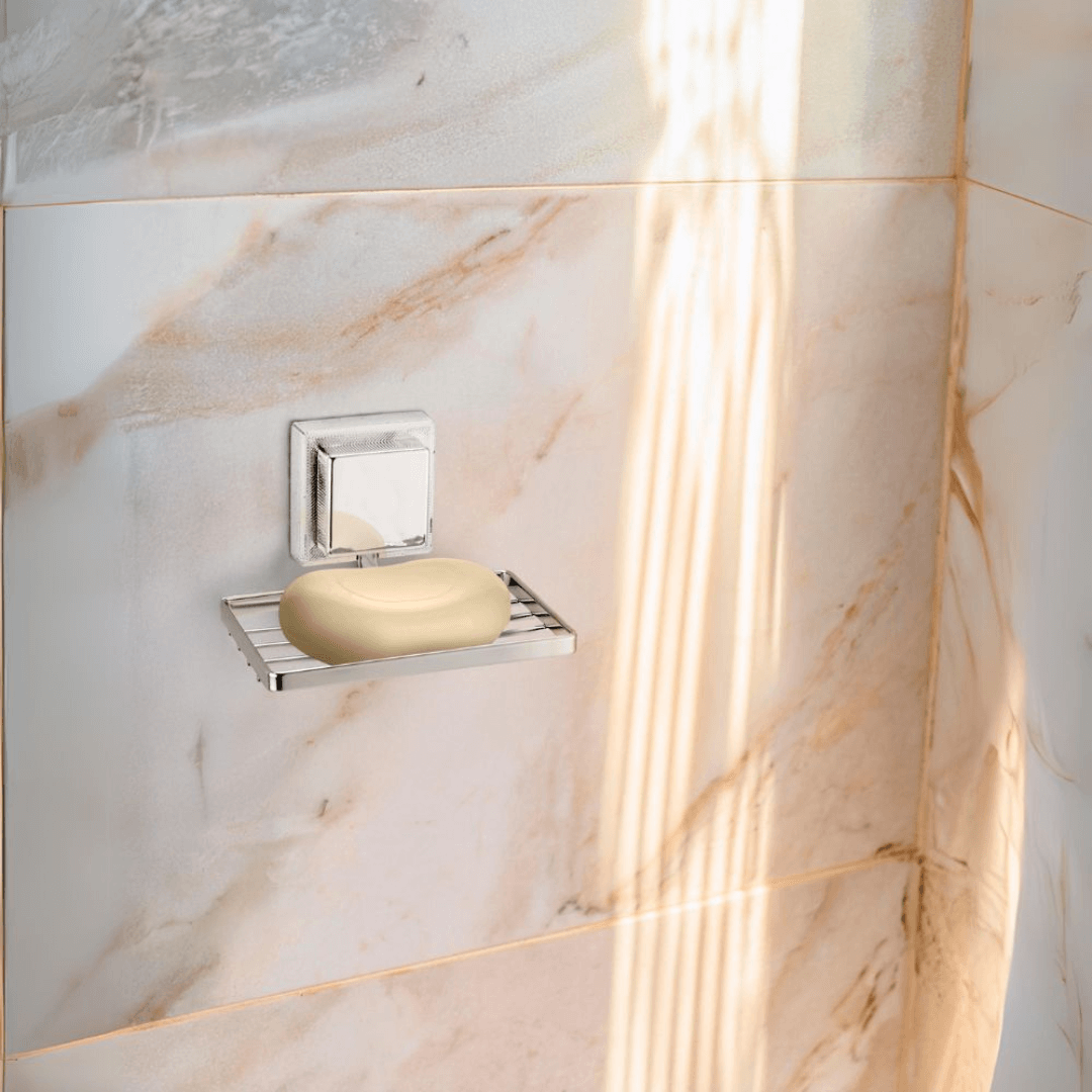 Saboneteira Aço Piatina Cromada 3M - Ela Decora