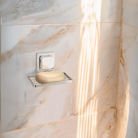 Saboneteira Aço Piatina Cromada 3M - Ela Decora