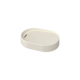 Saboneteira de Bancada Serene Bege 13cm - Ela Decora