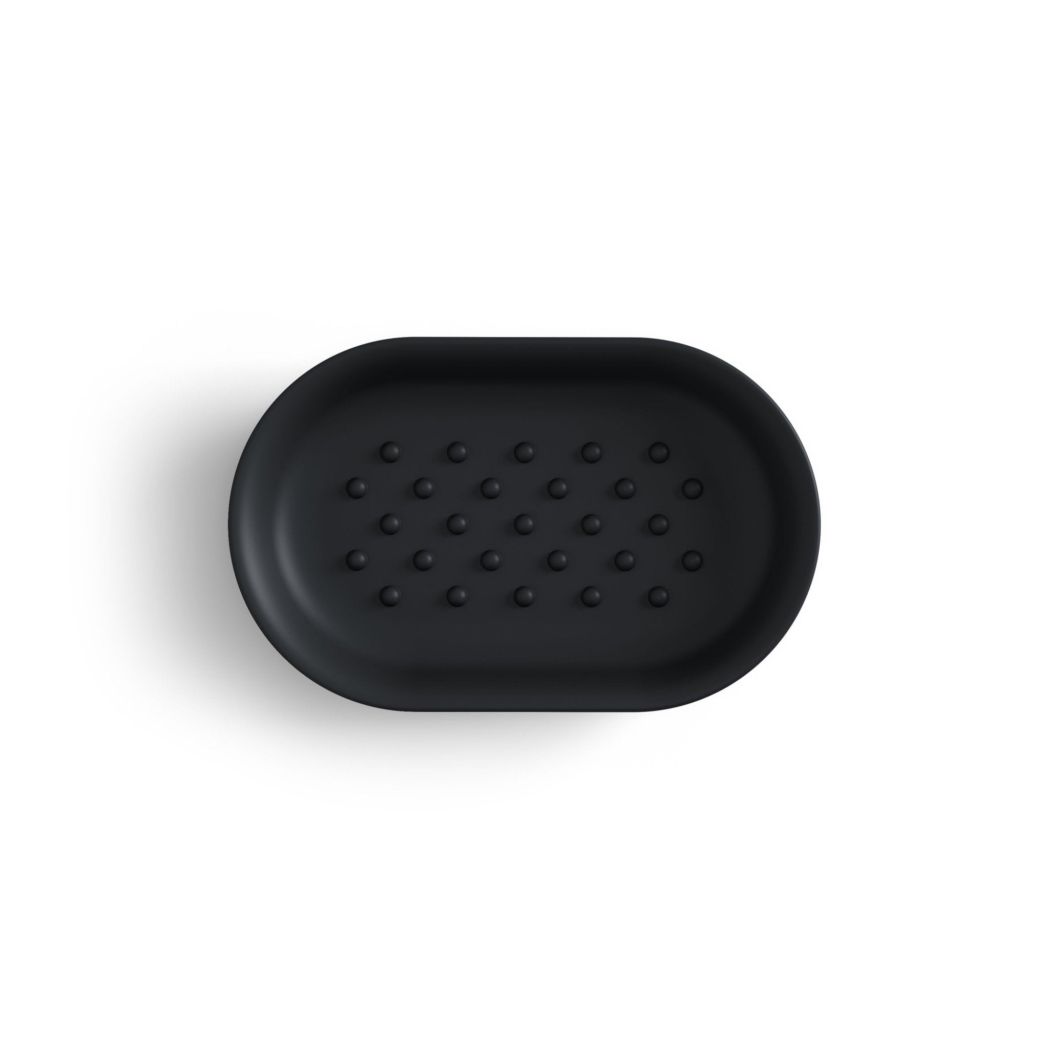 Saboneteira Oval Junip Preto - Ela Decora