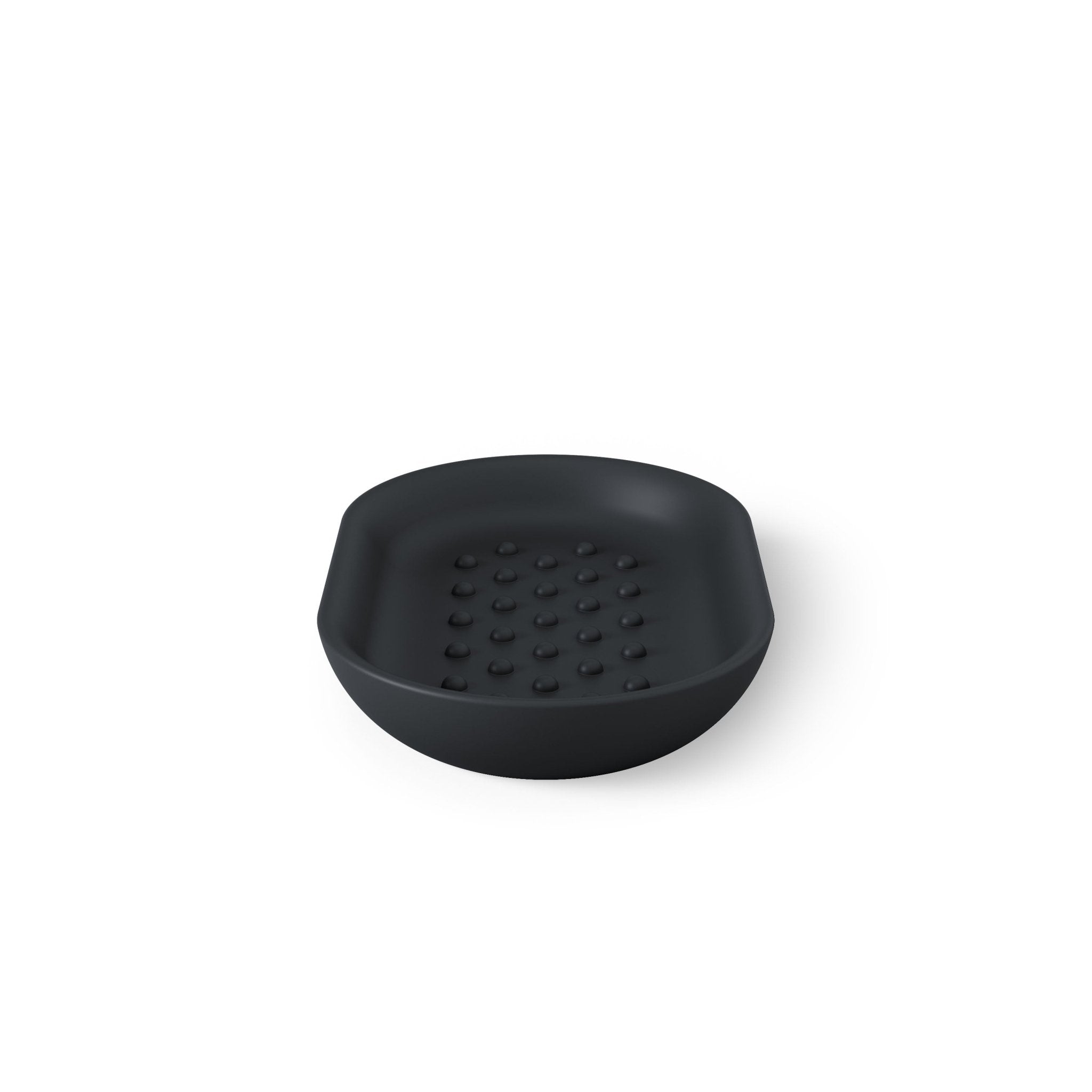 Saboneteira Oval Junip Preto - Ela Decora