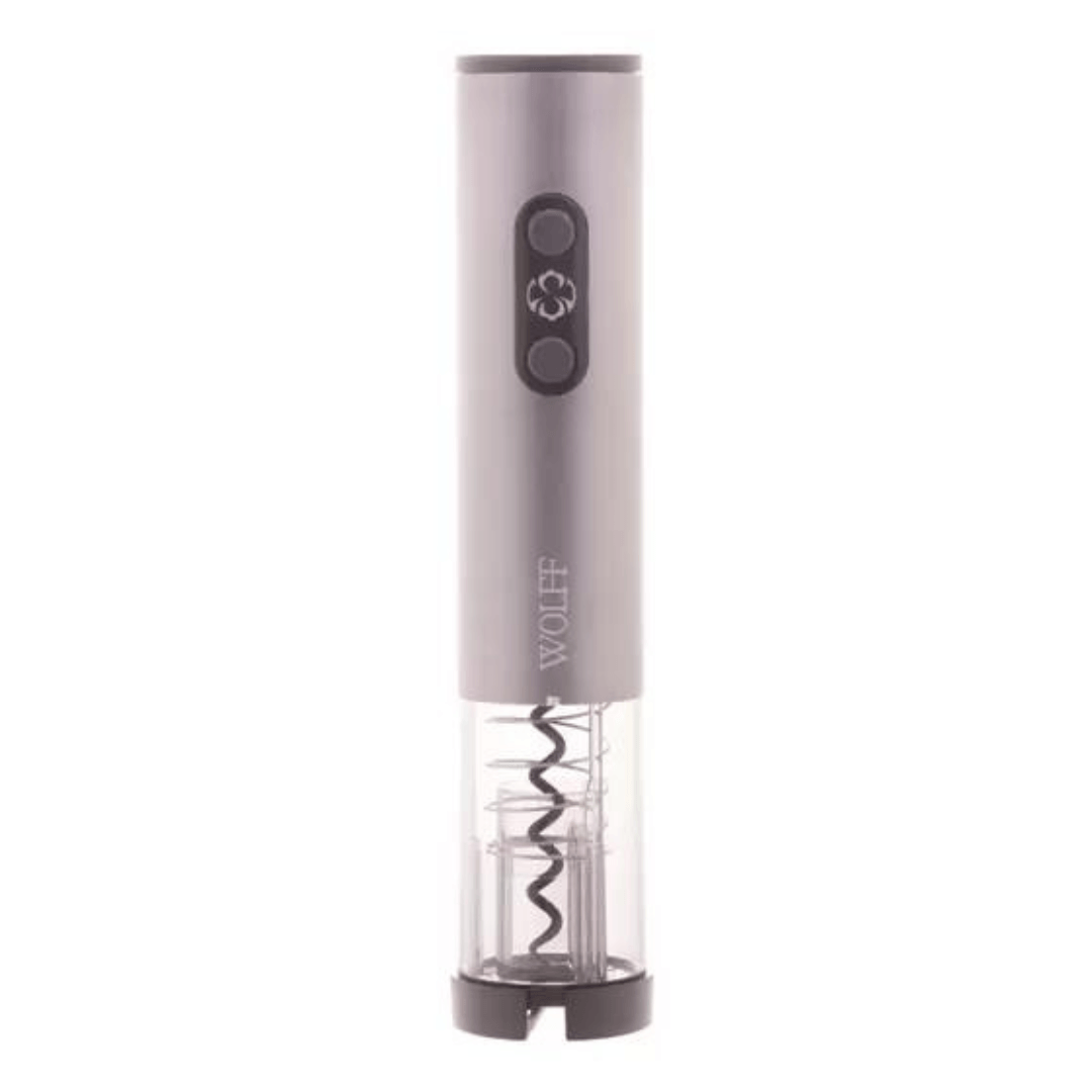 Saca Rolhas Elétrico Aço Inox com Entrada USB - Ela Decora