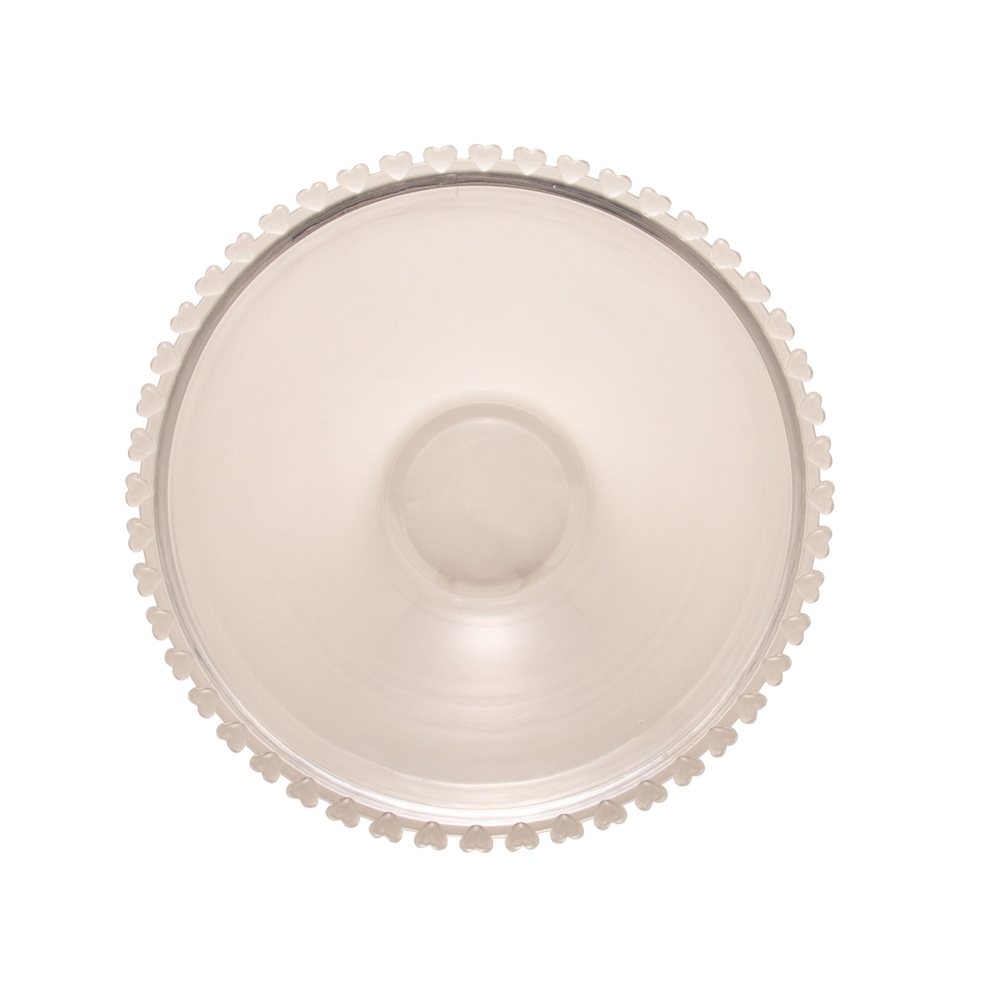 Saladeira Cristal de Chumbo Coração 21cm - Ela Decora